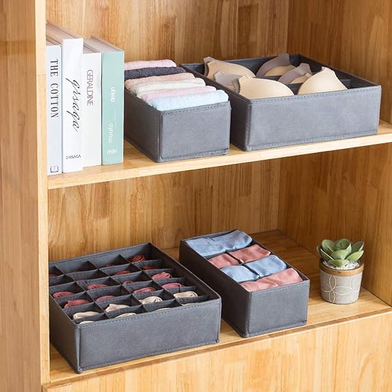 4 in 1 Wardrobe Organizers(Grey) - Image 2