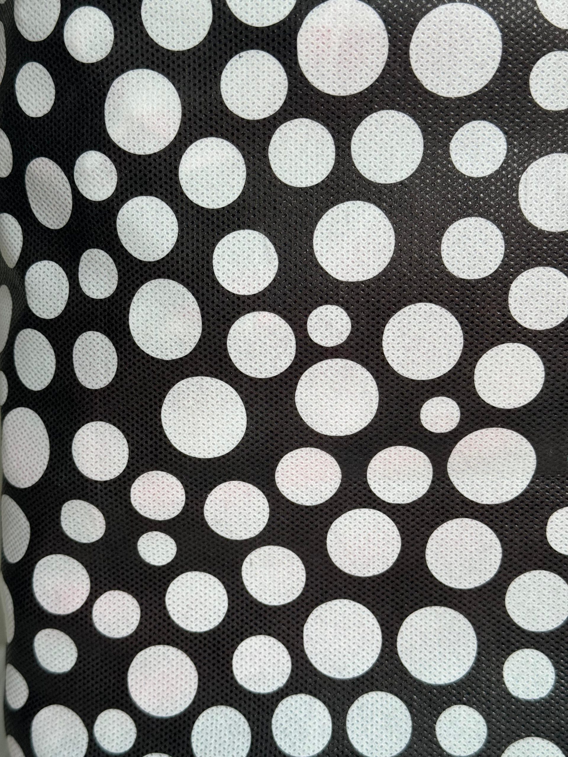 110GSM Cloth Storage Bag 1 Pc White(Polka Dot) - Image 4