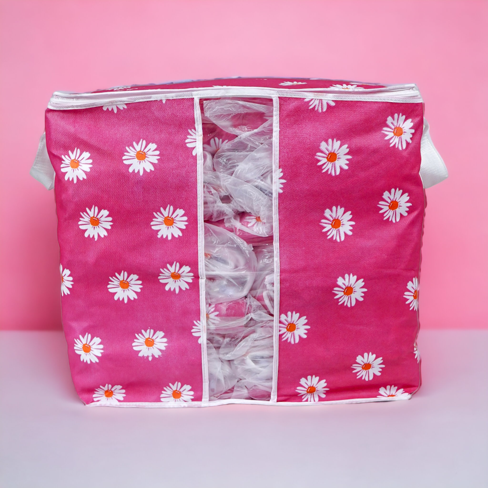 110GSM Cloth Storage Bag 1 Pc (Pink) - Image 3