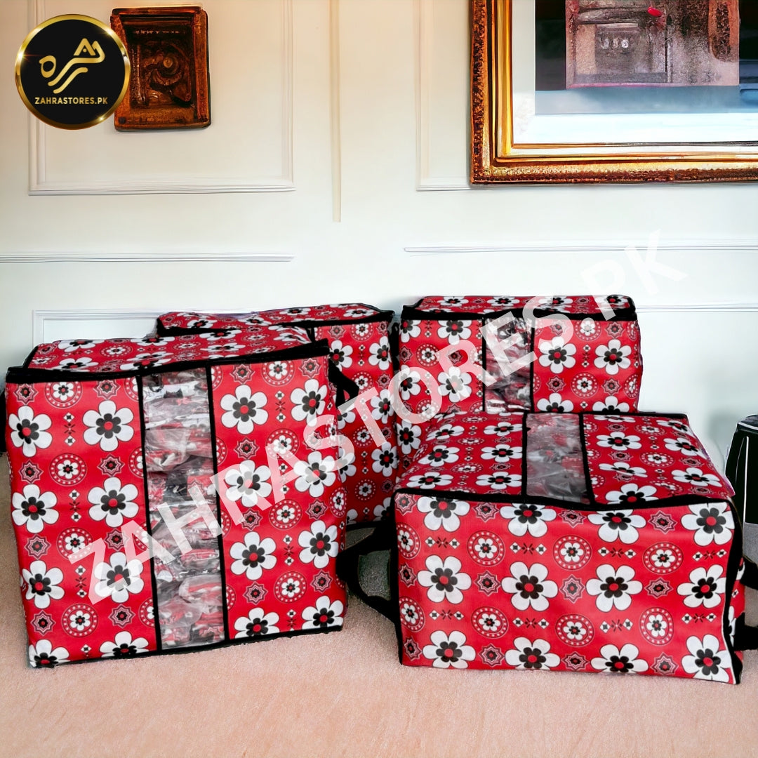 110GSM Cloth Storage Bag 1 Pc (Ajrak) - Image 4