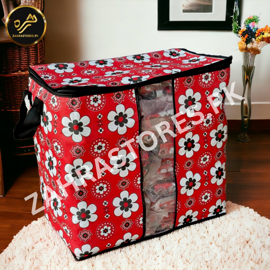 110GSM Cloth Storage Bag 1 Pc (Ajrak) - Image 2