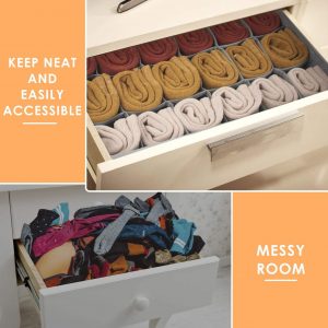 18-Pockets Socks Belts Organizer