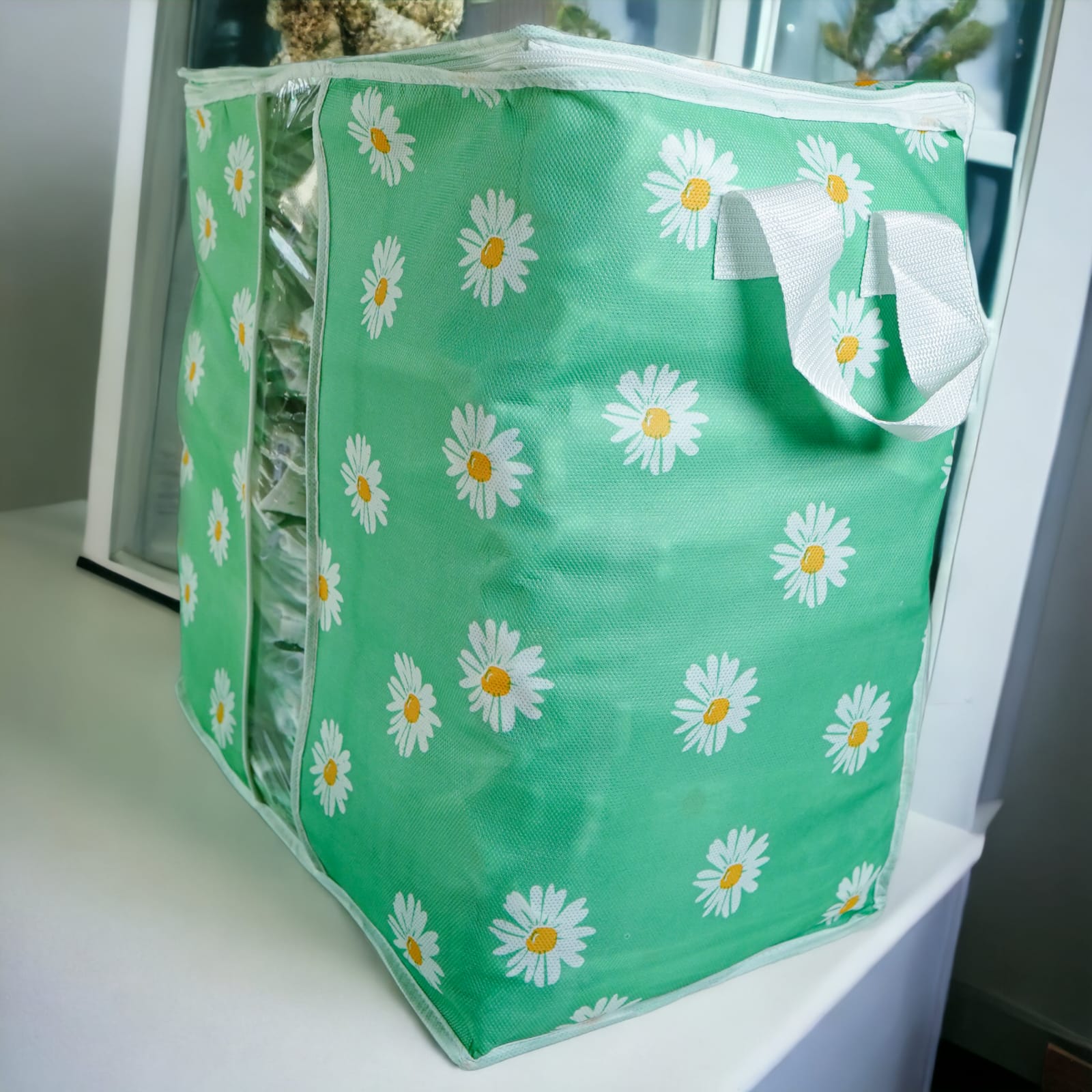 110GSM Cloth Storage Bag 1 Pc (Green) - Image 2
