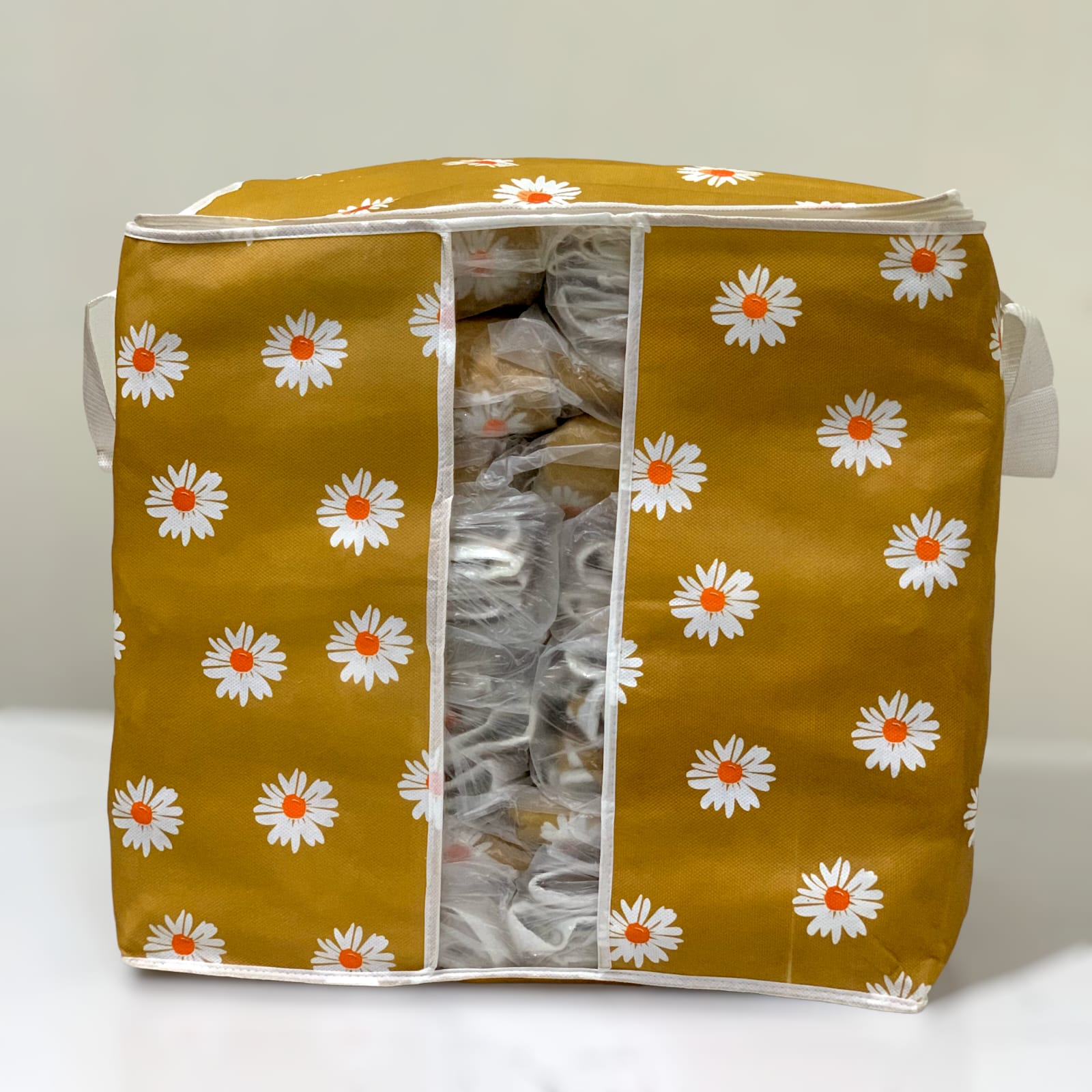 110GSM Cloth Storage Bag 1 Pc (Mustard) - Image 3
